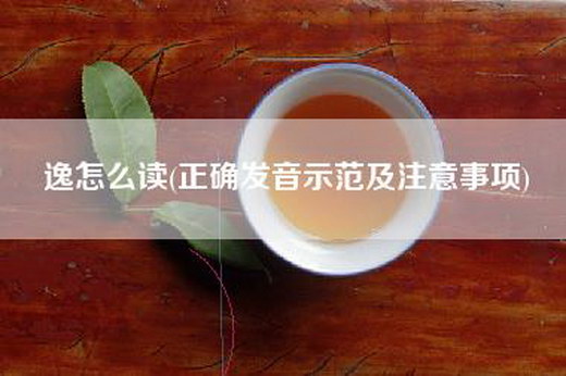 逸怎么读(正确发音示范及注意事项)