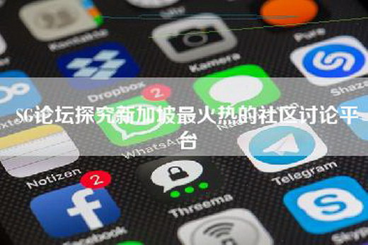 SG论坛探究新加坡最火热的社区讨论平台